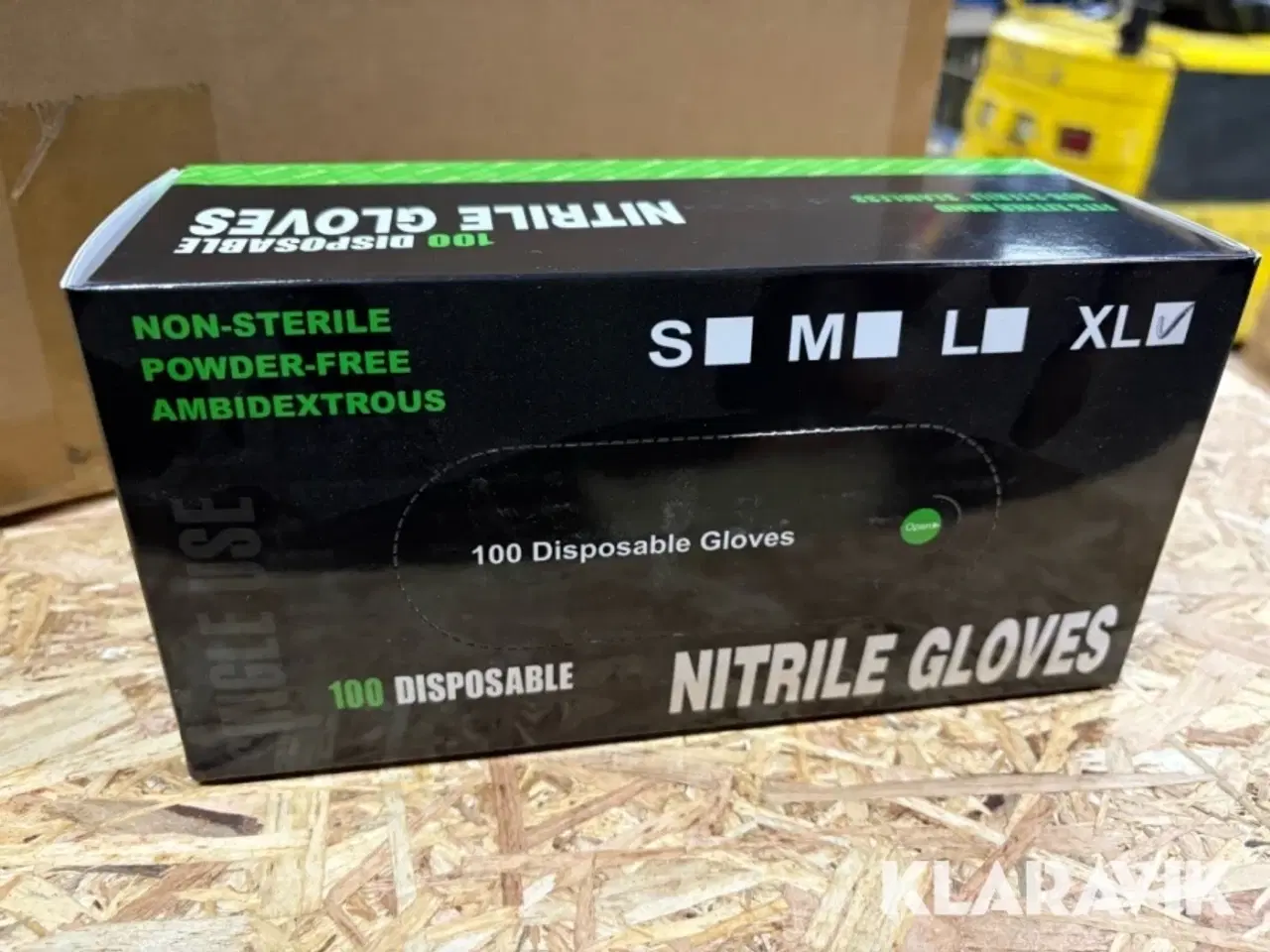 Billede 1 - Tykke Nitrile handsker Størrelse XL - 40 kasser af 100 styk