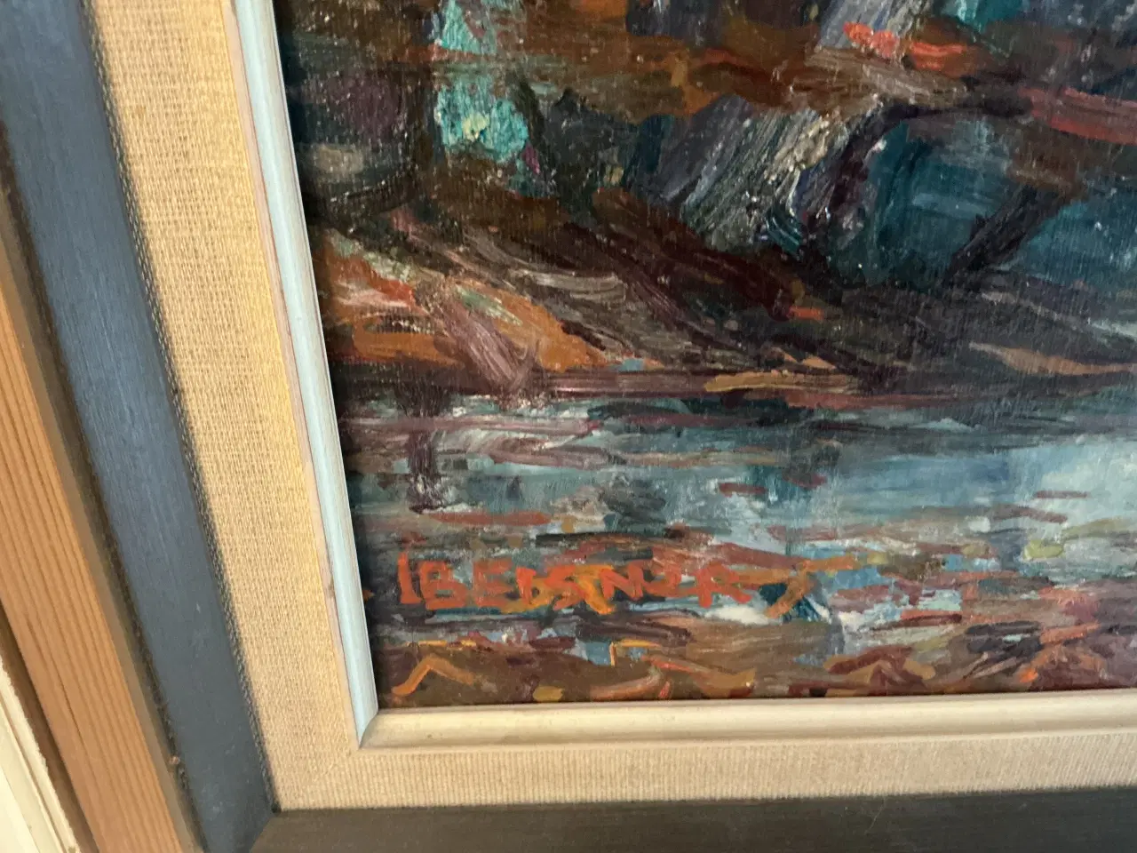 Billede 6 - Ib Eisner maleri-originalt olie på lærred 40 x 50