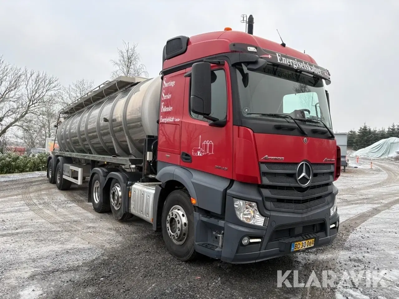 Billede 2 - Lastbil Mercedes-Benz Actros med gylletrailer