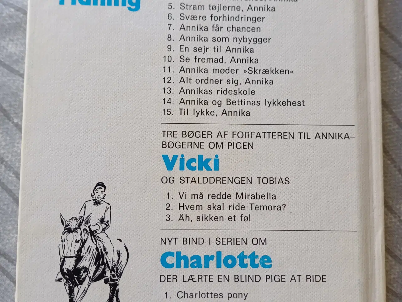 Billede 3 - Syv piger i sadlen af Anna-Lisa Almqvist