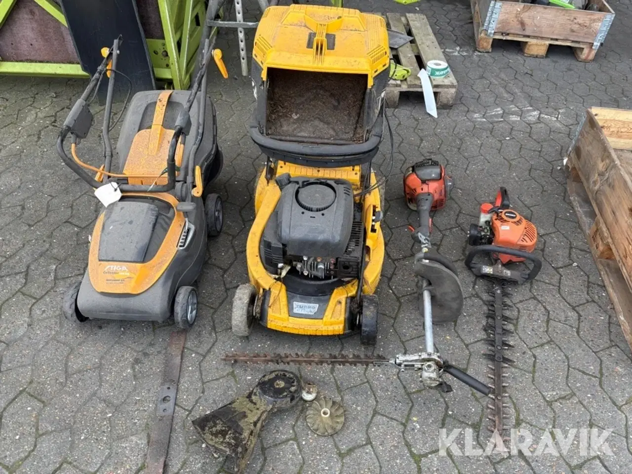 Billede 2 - Græsslåmaskiner og hækklippere Stiga Collector 136ae og turbo 47 S combi 4 maskiner