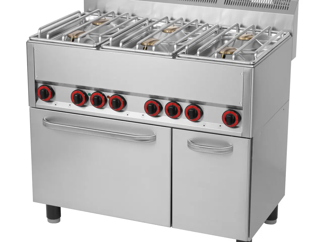 Billede 1 - Industri Gaskomfur med 6 Brændere