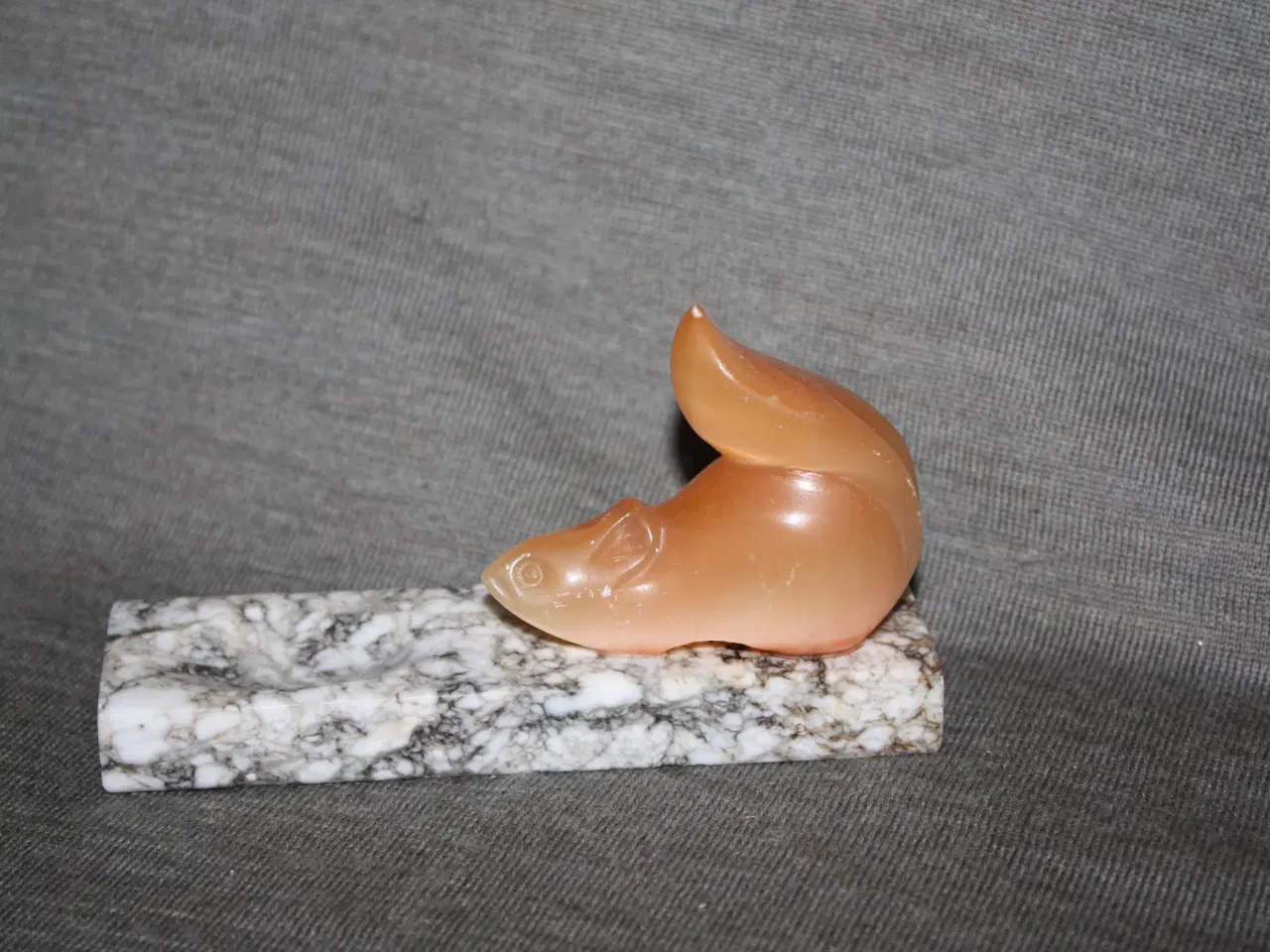 Billede 3 - Stenfigur med stenskål 12 cm x 7 cm