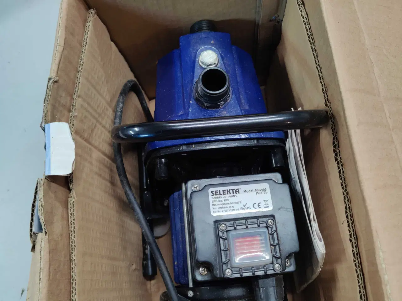 Billede 1 - Pumpe 600W NY/Ubrugt