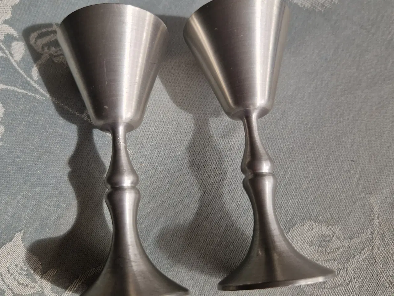 Billede 2 - 2 snapseglas i tin
