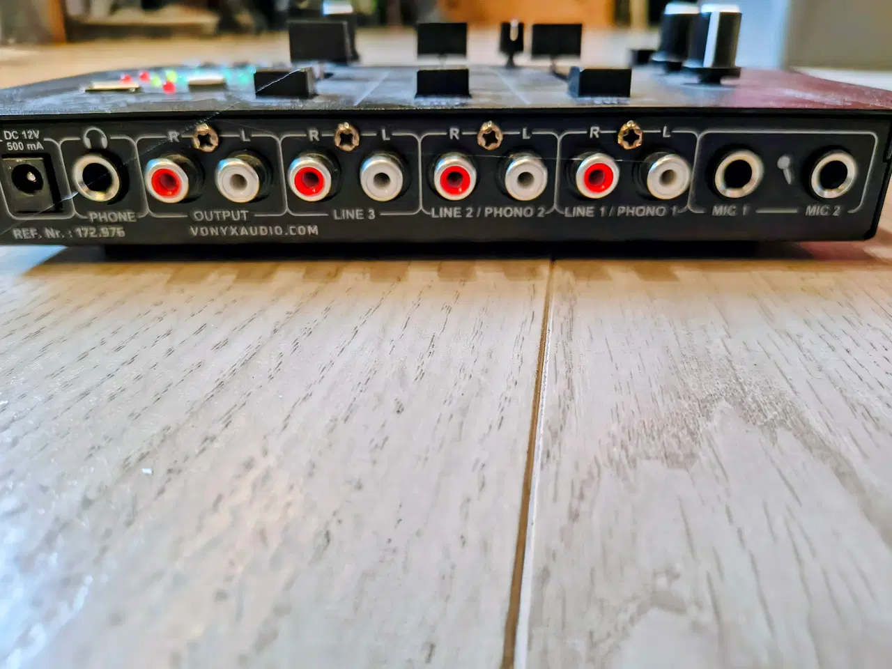 Billede 2 - mixer med RCA og MIC. 3 indgange