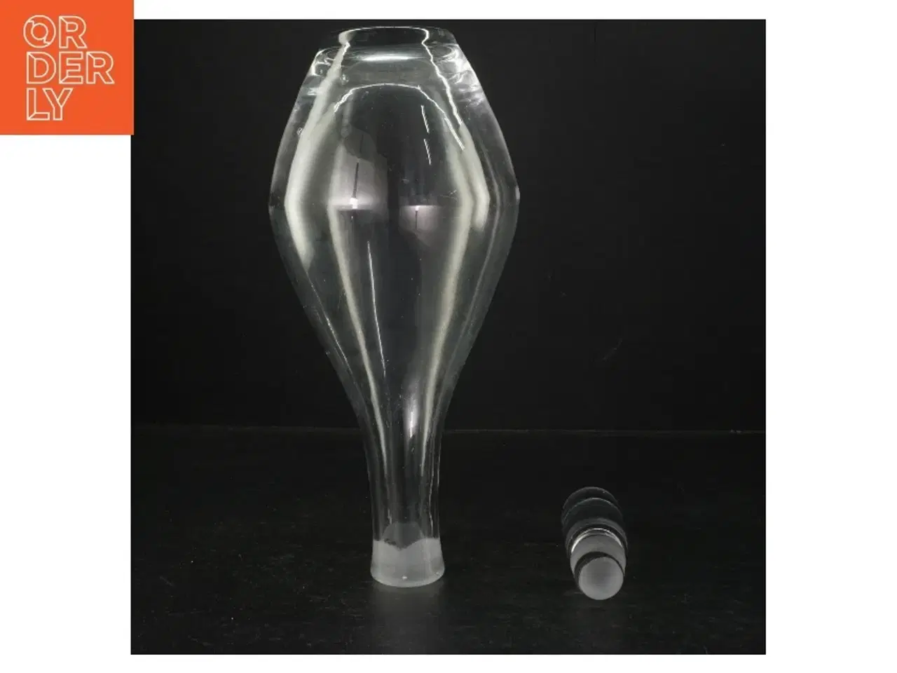 Billede 2 - Antik Glasdekantkande (str. 26 cm)