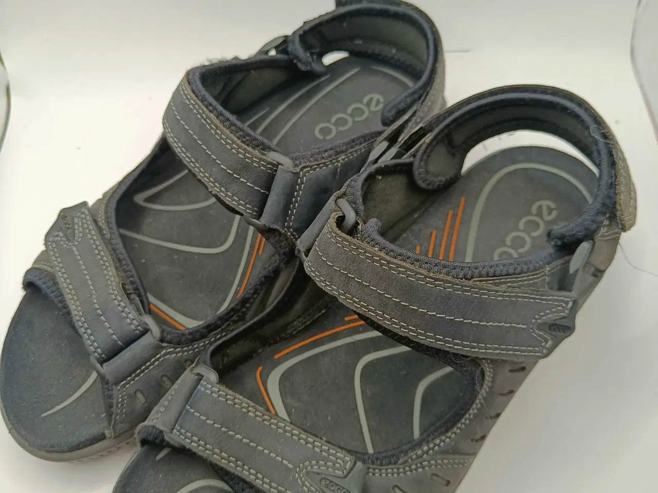 Billede 7 - Ecco sort læder sandaler 41str 