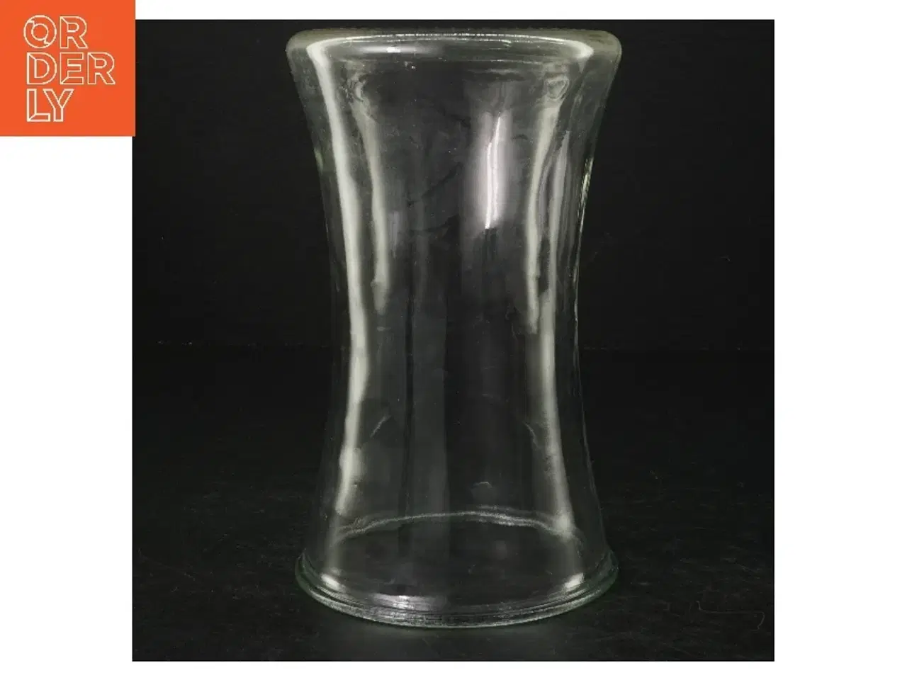 Billede 2 - Glasvase  (str. H. 20 cm. ø. 12,5 cm)