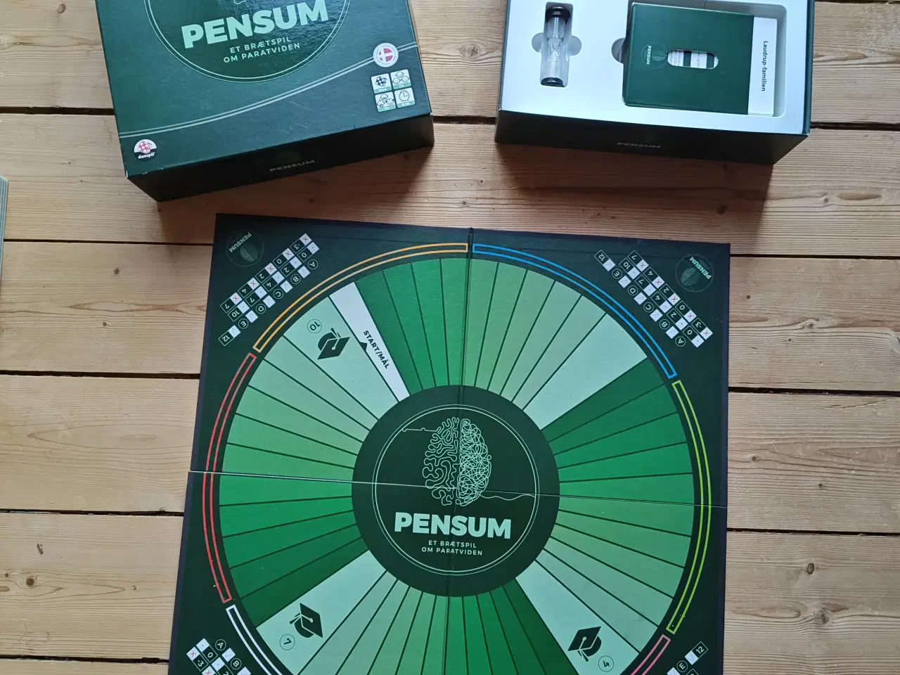 Billede 1 - Pensum et brætspil om paratviden fra Danspil QUIZ