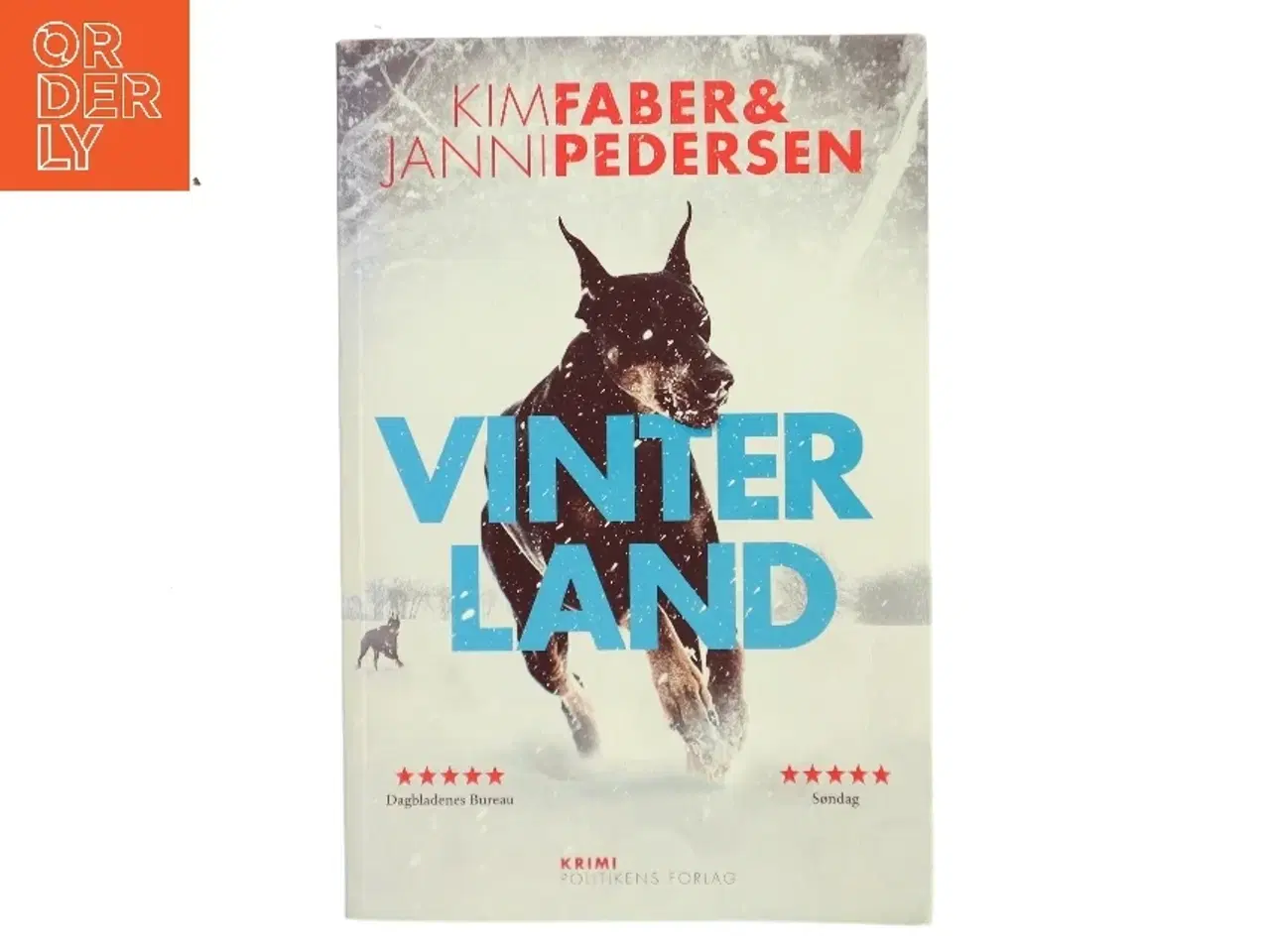 Billede 1 - Vinterland : krimi af Kim Faber (Bog)