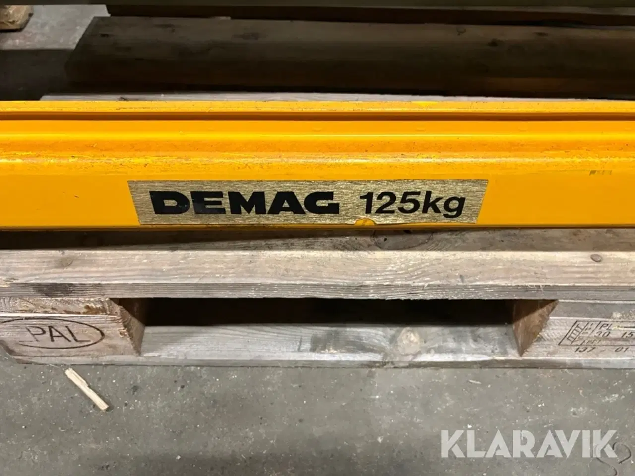 Billede 5 - Søjlesvingkran, og 2 styk el-kædetaljer DEMAG