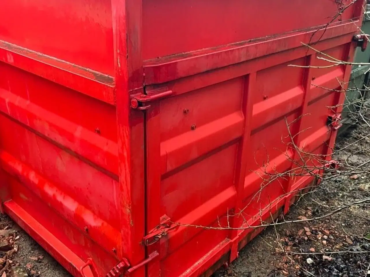 Billede 5 - Container Høje sider Rød