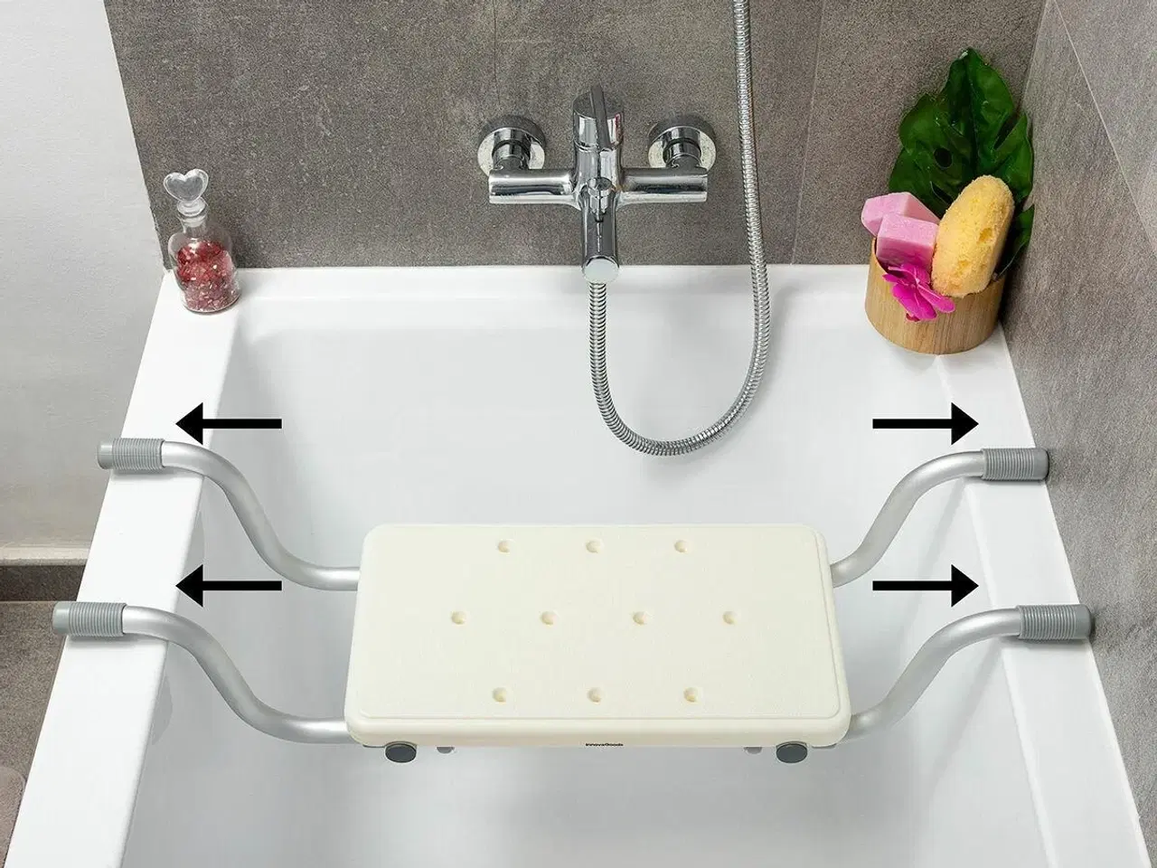 Billede 8 - Badesæde til badekar med skridsikring - Seburett 2-i-1