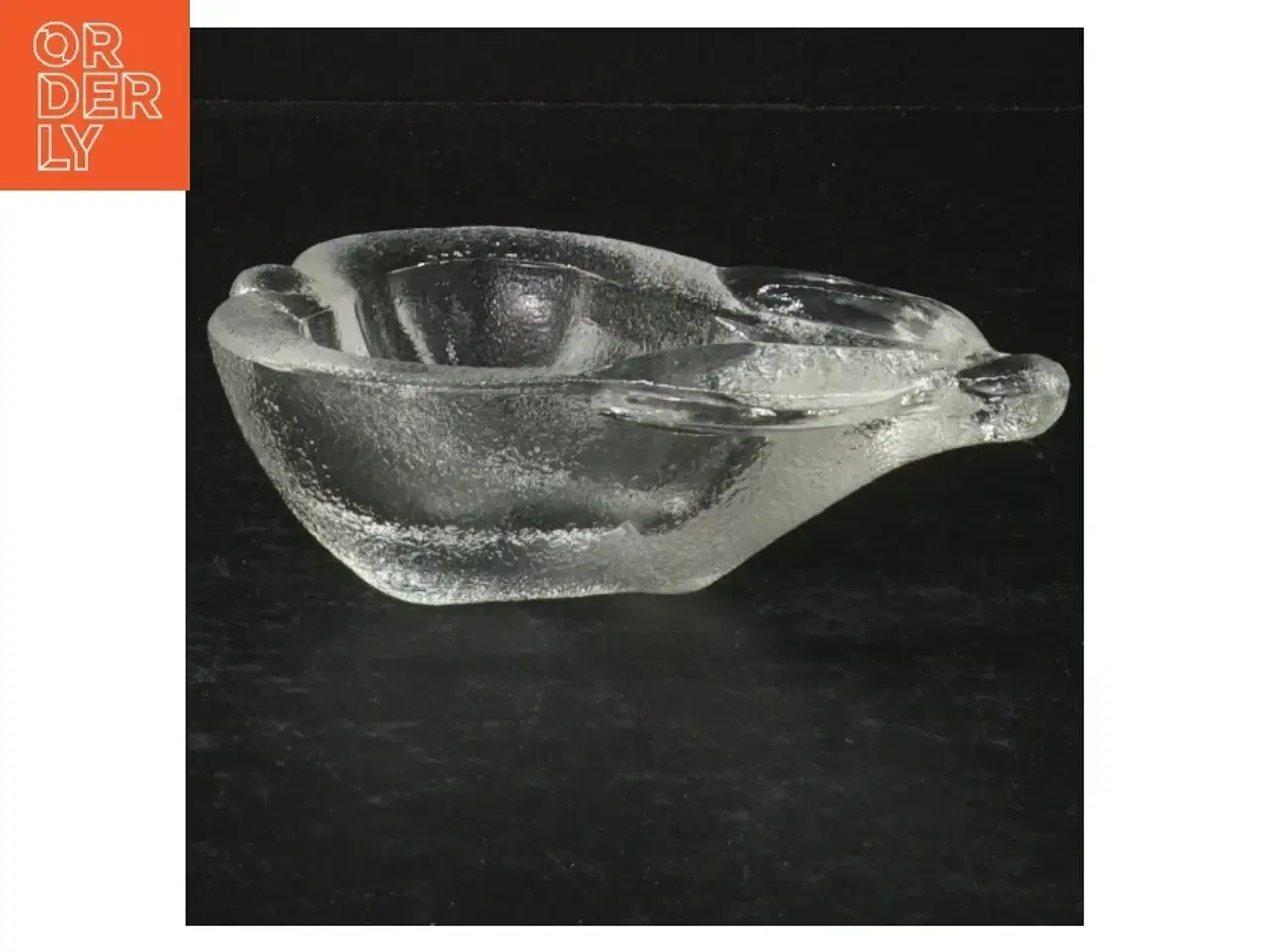 Billede 1 - Lille glasskål formet som en pære (str. 13,5 x. 9,5 cm)