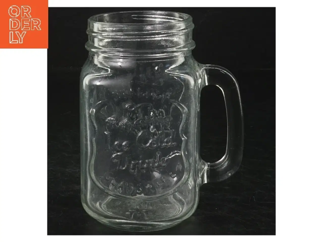 Billede 1 - Glas krus med hank (str. H. 13 cm)