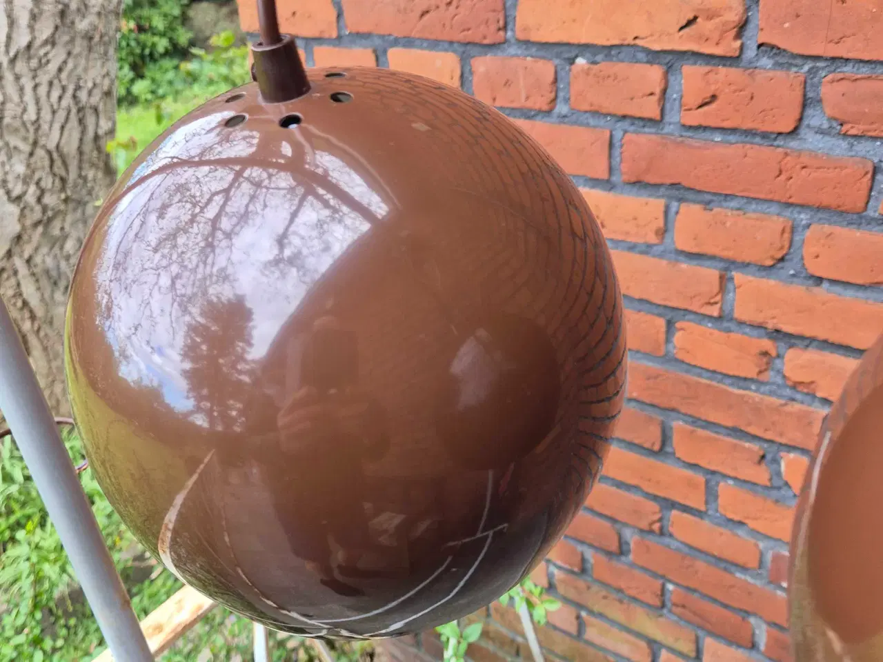Billede 5 - Chokoladebrune kuglelamper med matchende ledninger