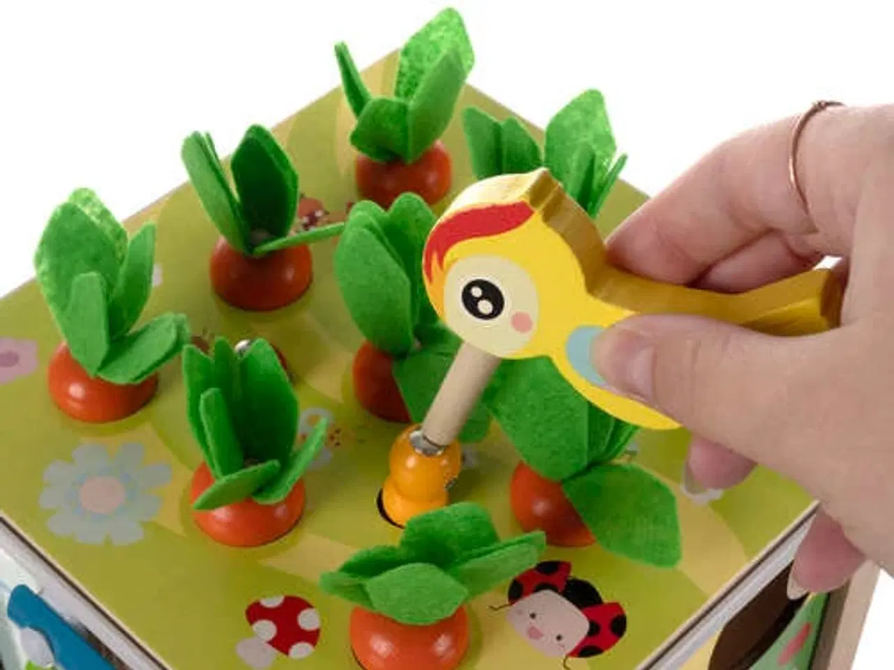 Billede 5 - Trælegetøjskasse med xylofon, former og dyr