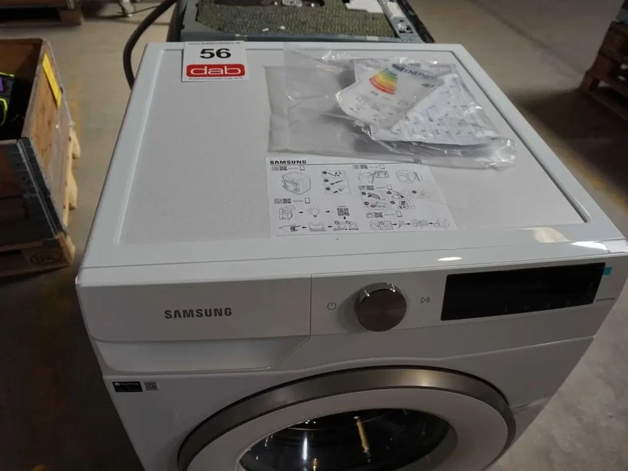 Billede 6 - Samsung Frontbetjent vaskemaskine WW90T606CHE 45 cm