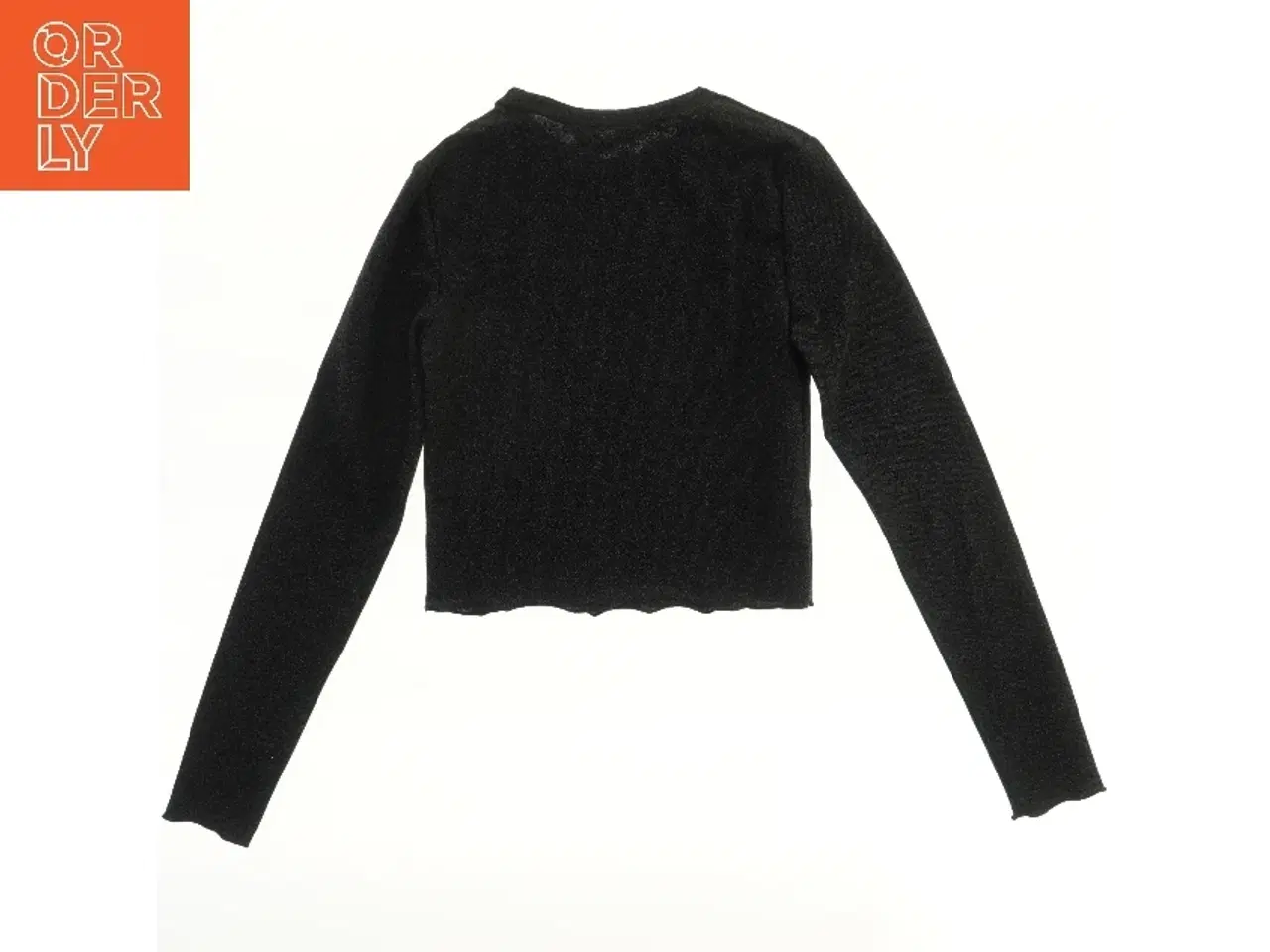 Billede 1 - Langærmet sort bluse fra H&M (str. 158)