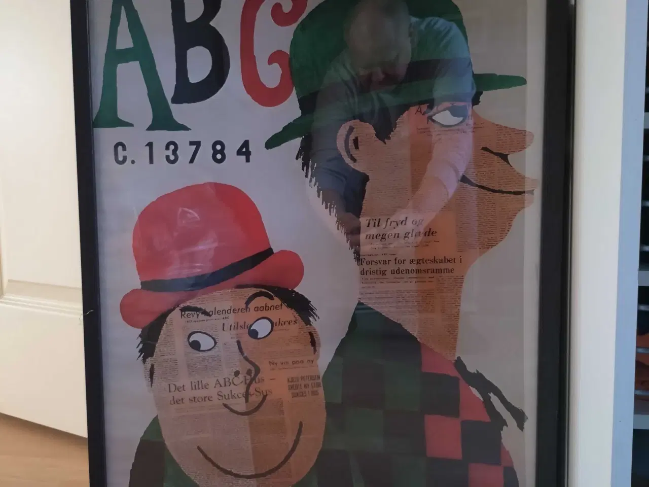 Billede 1 - Sjælden revyplakat med Kellerdirk Bros