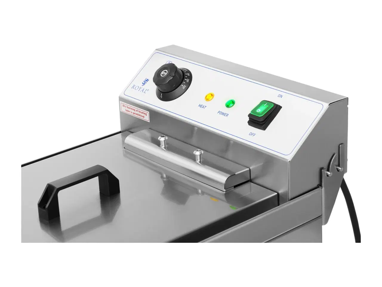 Billede 4 - Frituregryde 16 Liter – med Afløbshane & Kuldezon