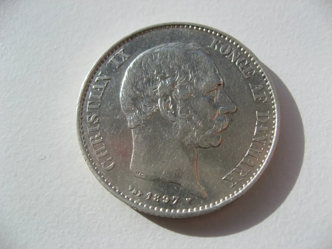 Billede 5 - Særdeles flot sølv 2 kr 1897, den bedste i serien