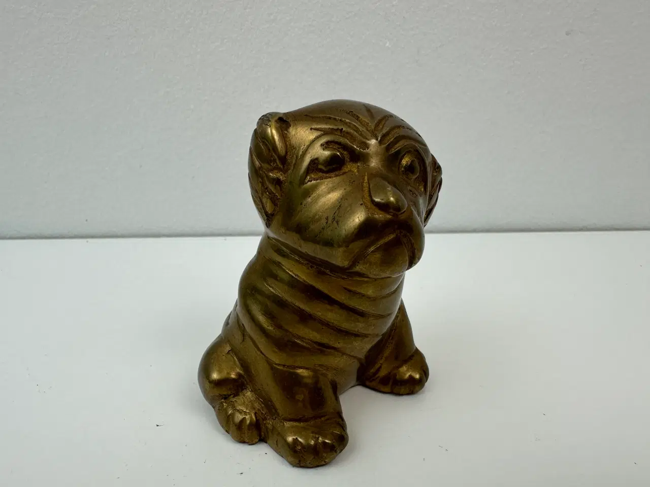 Billede 1 - Vintage hund / Bulldog i messing