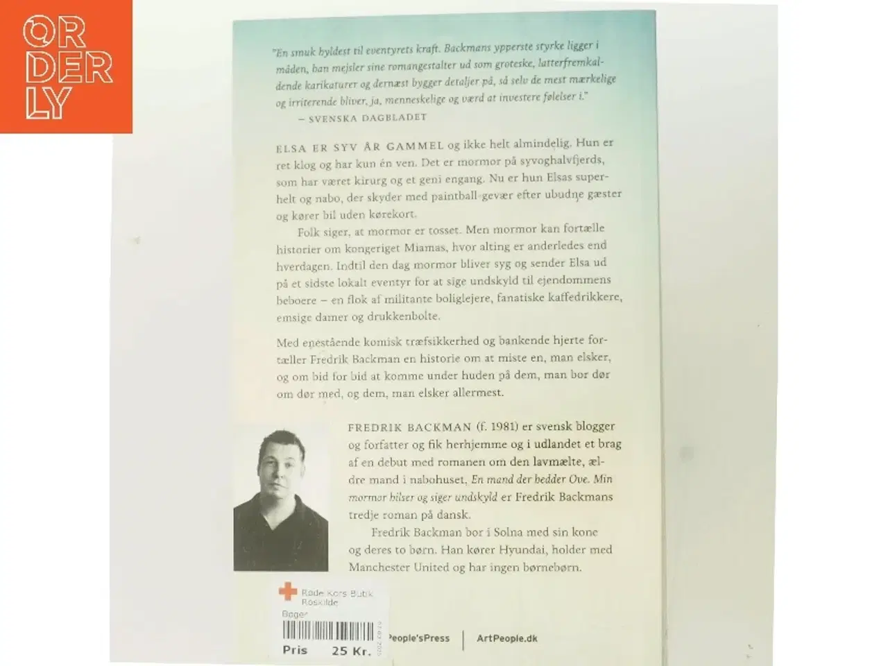 Billede 3 - Min mormor hilser og siger undskyld af Fredrik Backman (Bog)