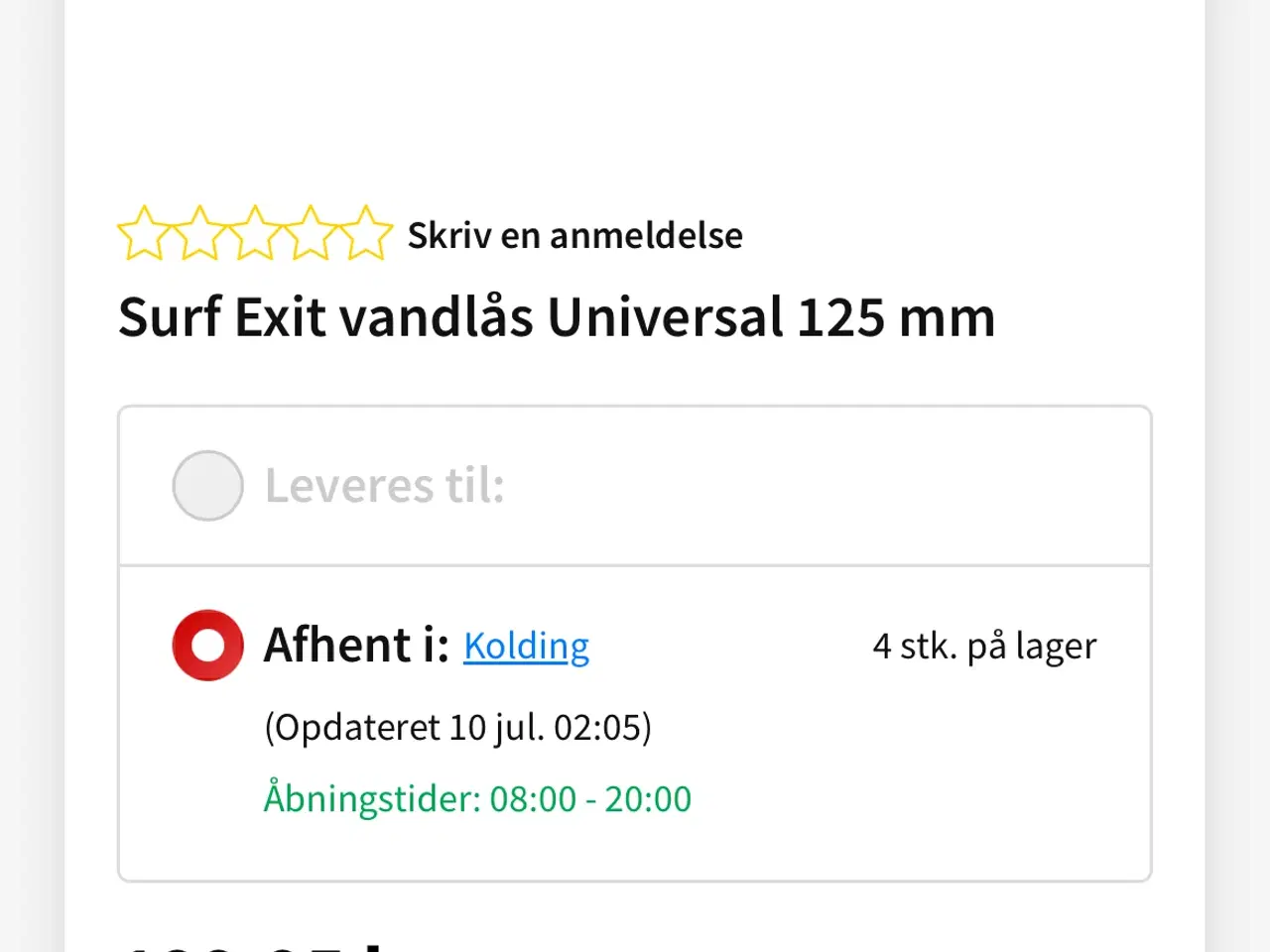 Billede 5 - Vandlås  universal 