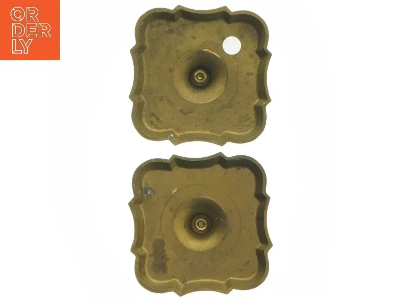 Billede 3 - Messing lysestager (str. 17,5 cm)