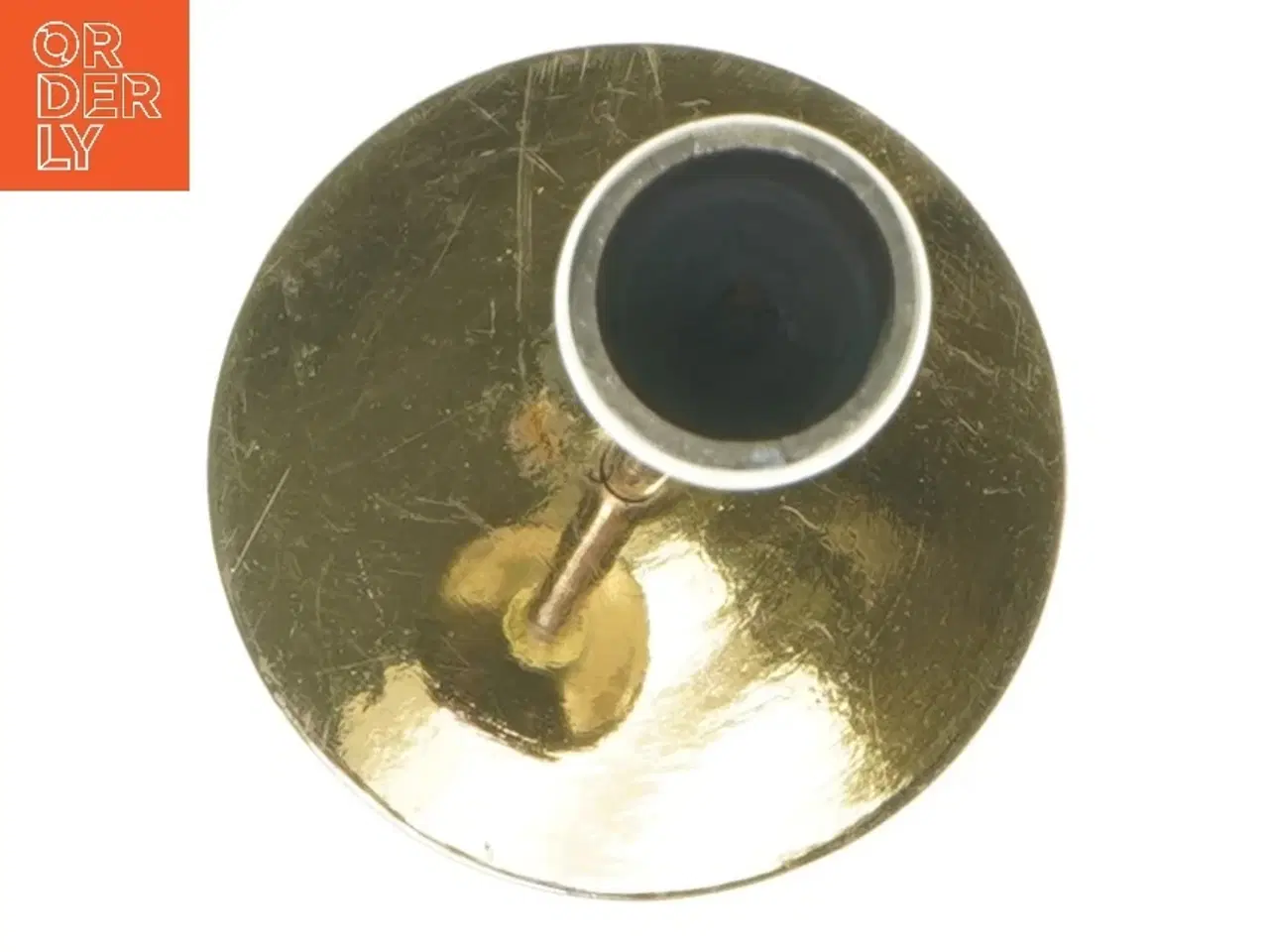 Billede 3 - Guld lysestage (str. 20 cm)