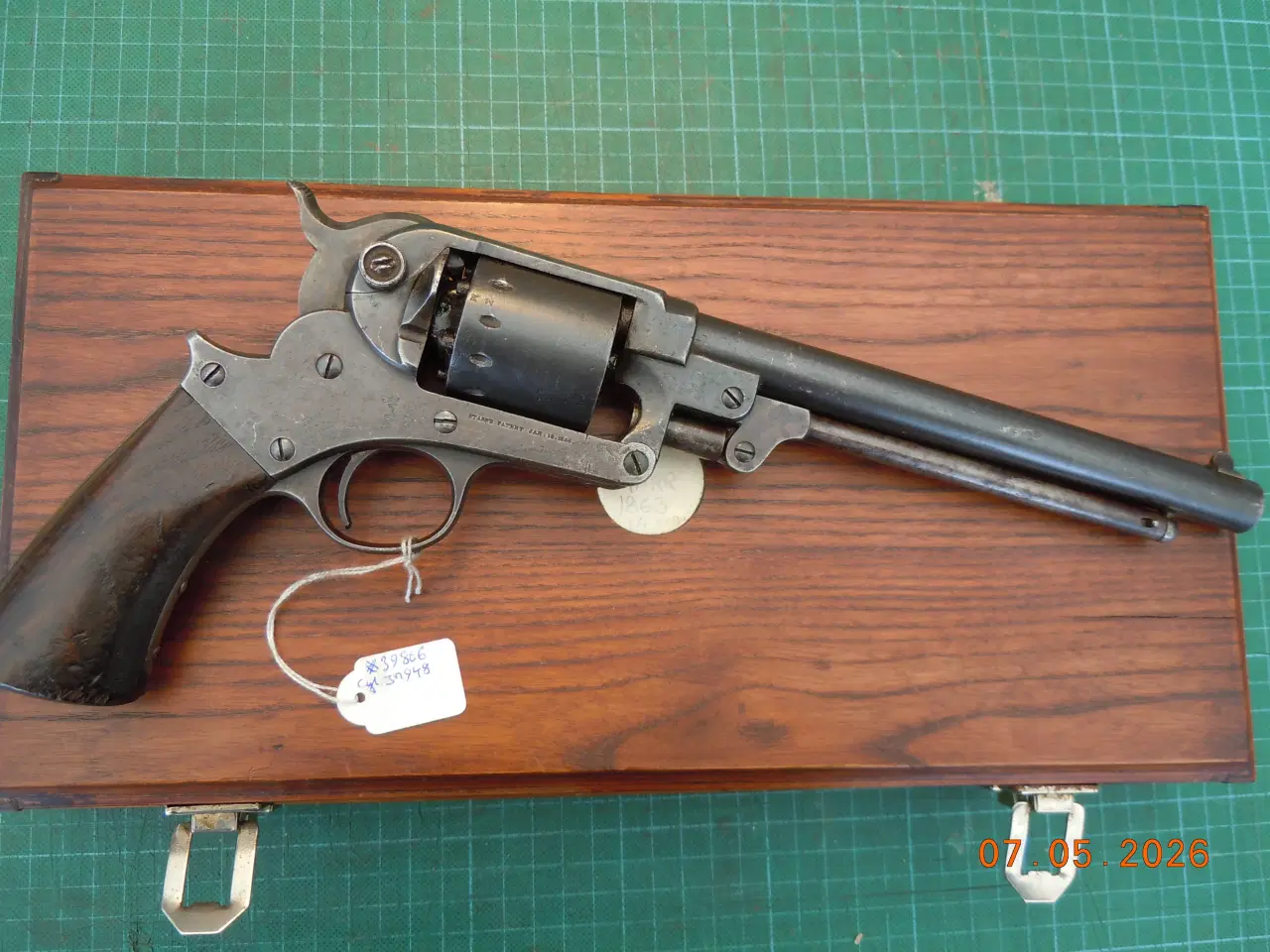 Billede 1 - Starr 1863 U.S. Borgerkrigsrevolver i kasse.