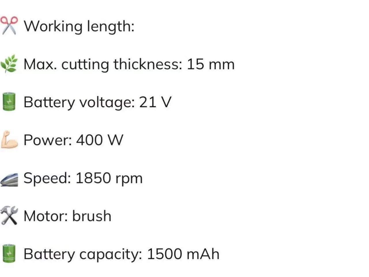 Billede 4 - Hækkeklipper med 2 batterier