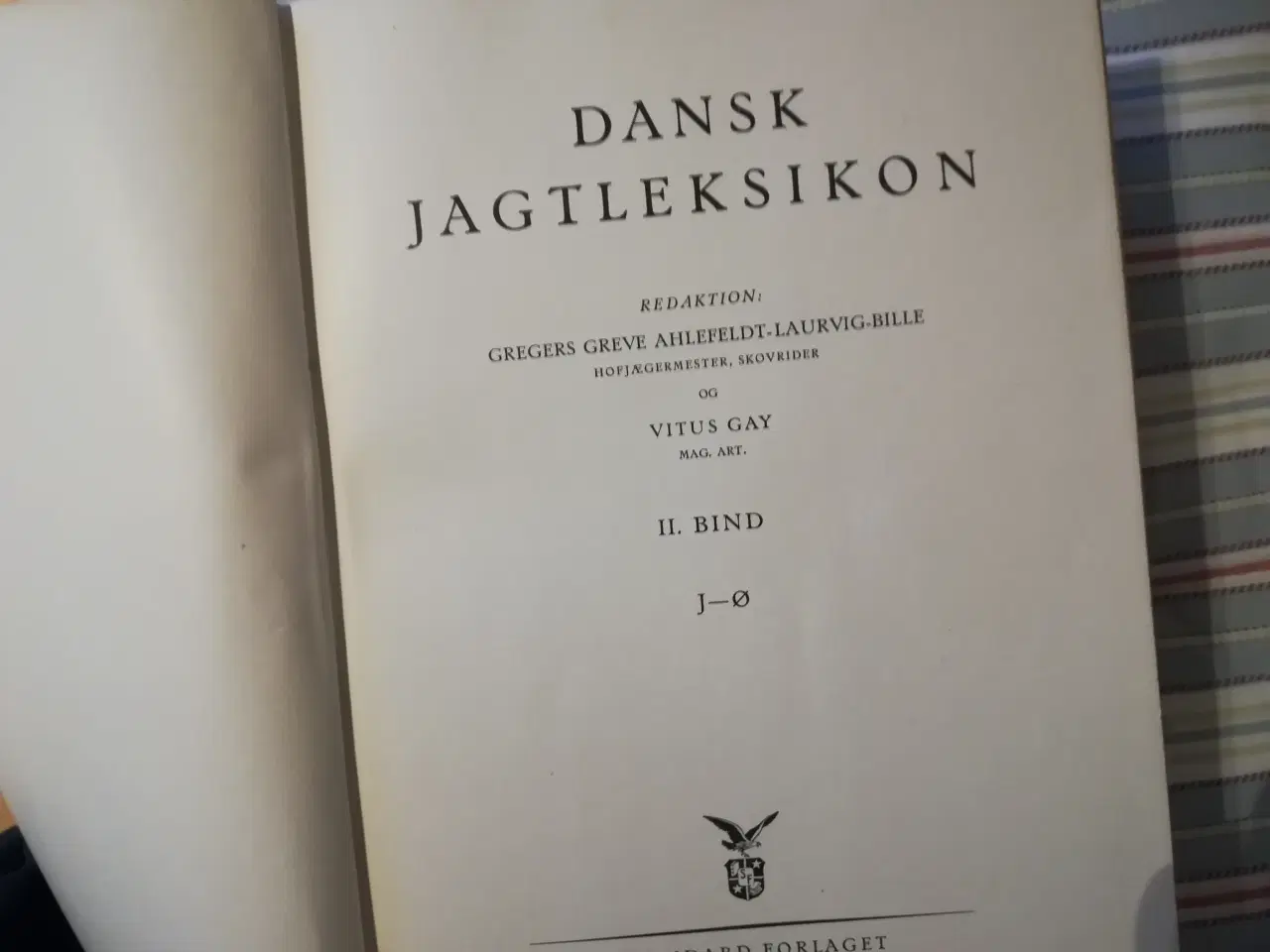 Billede 2 - Dansk Jagtleksikon  1 og 2  fra 1944