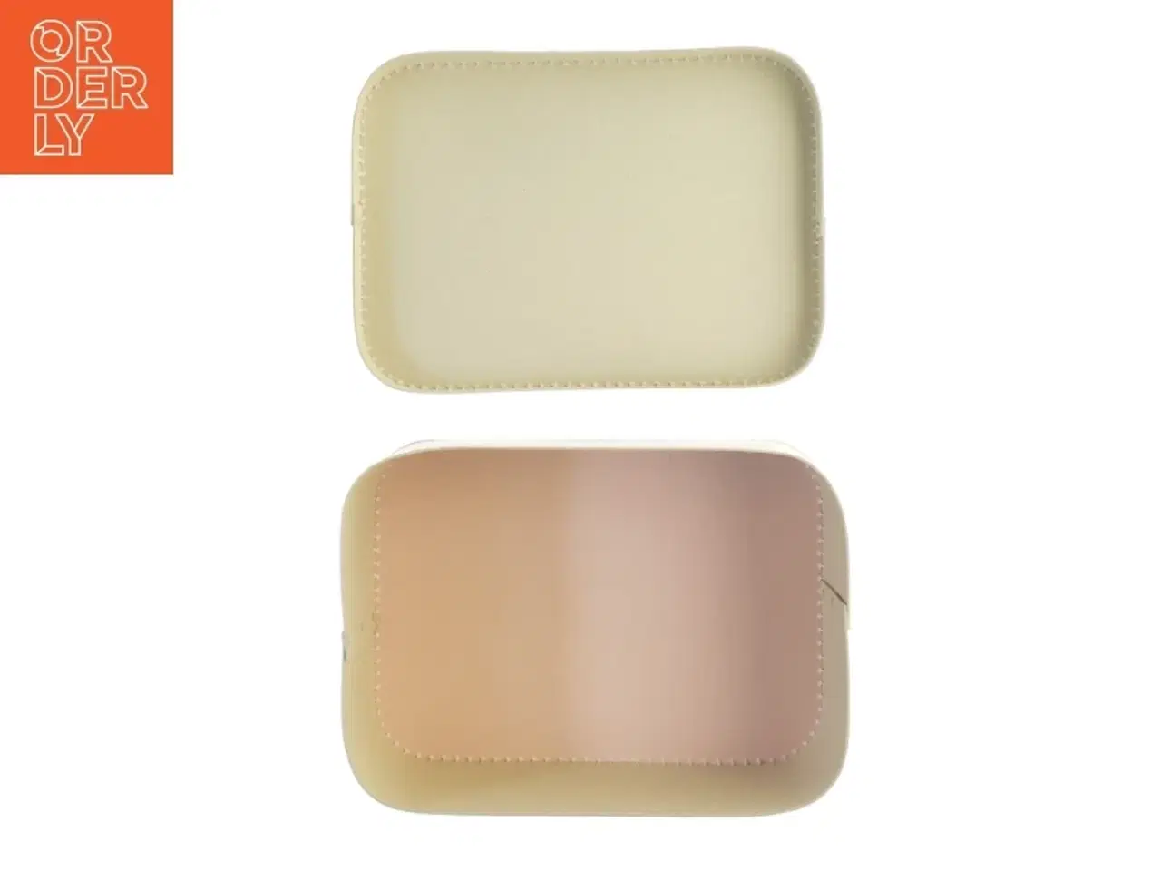 Billede 1 - Opbevaringsæske i læderlook (str. 35 x 25 x 14 cm)