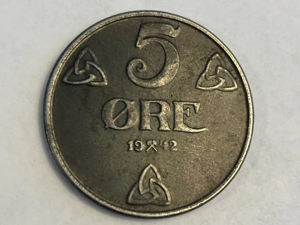 Billede 1 - 5 Øre 1942 Norge