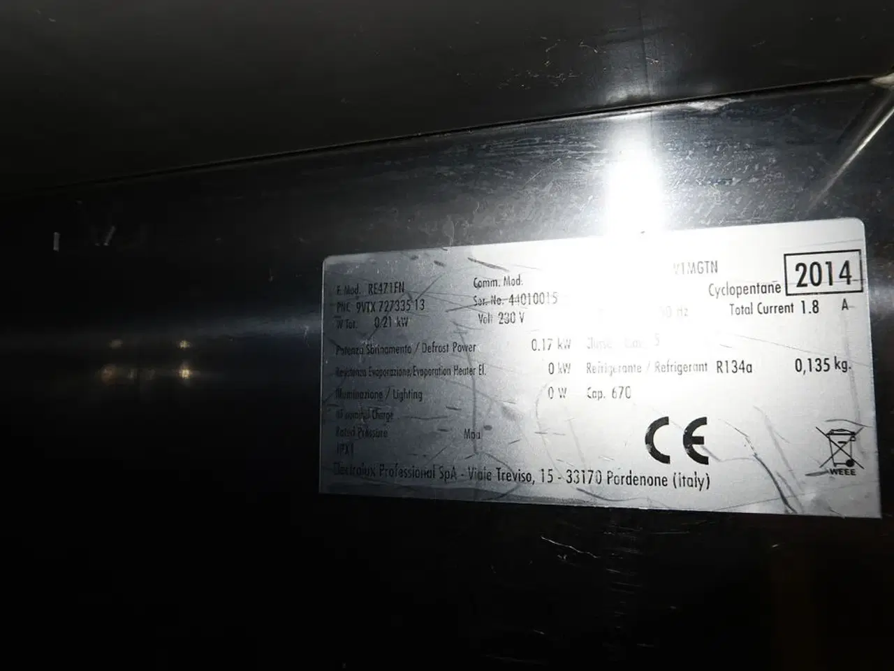 Billede 3 - Køleskab ELECTROLUX RE471FN uden indhold