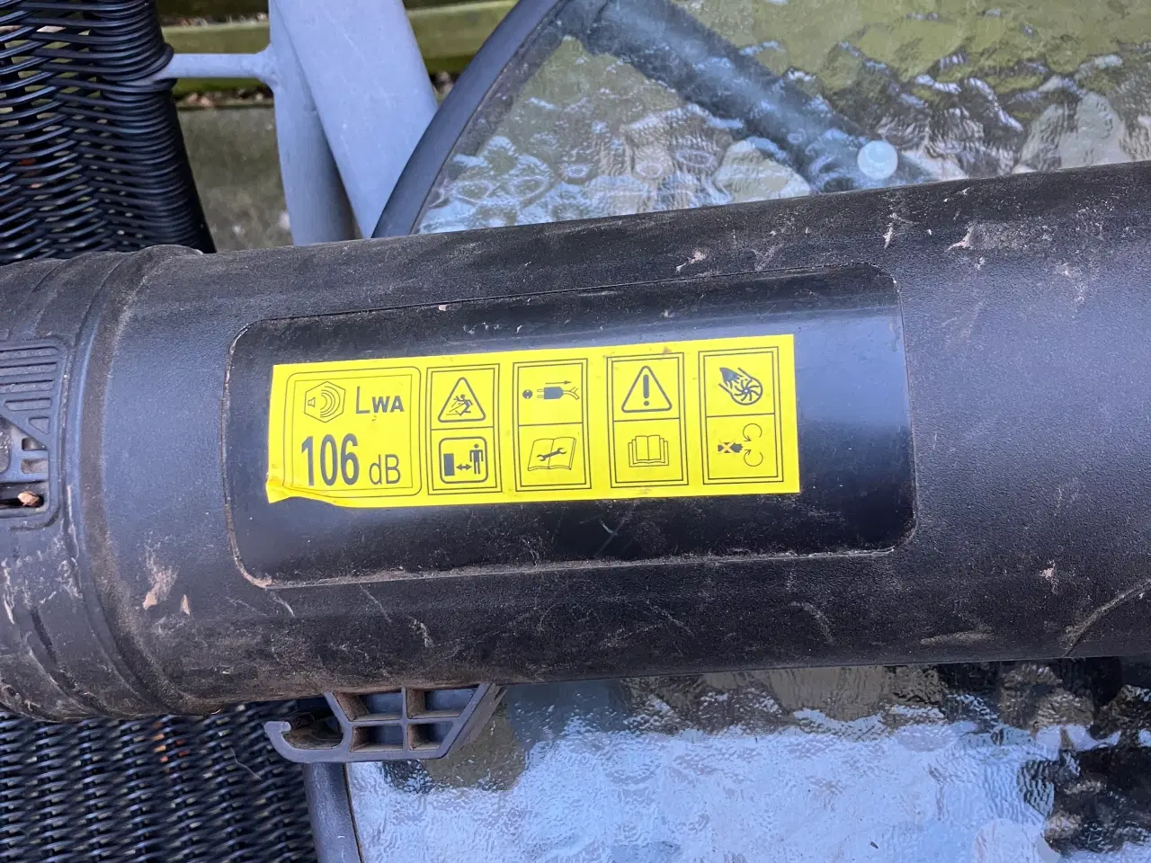 Billede 3 - Løvsuger/-blæser med kværn