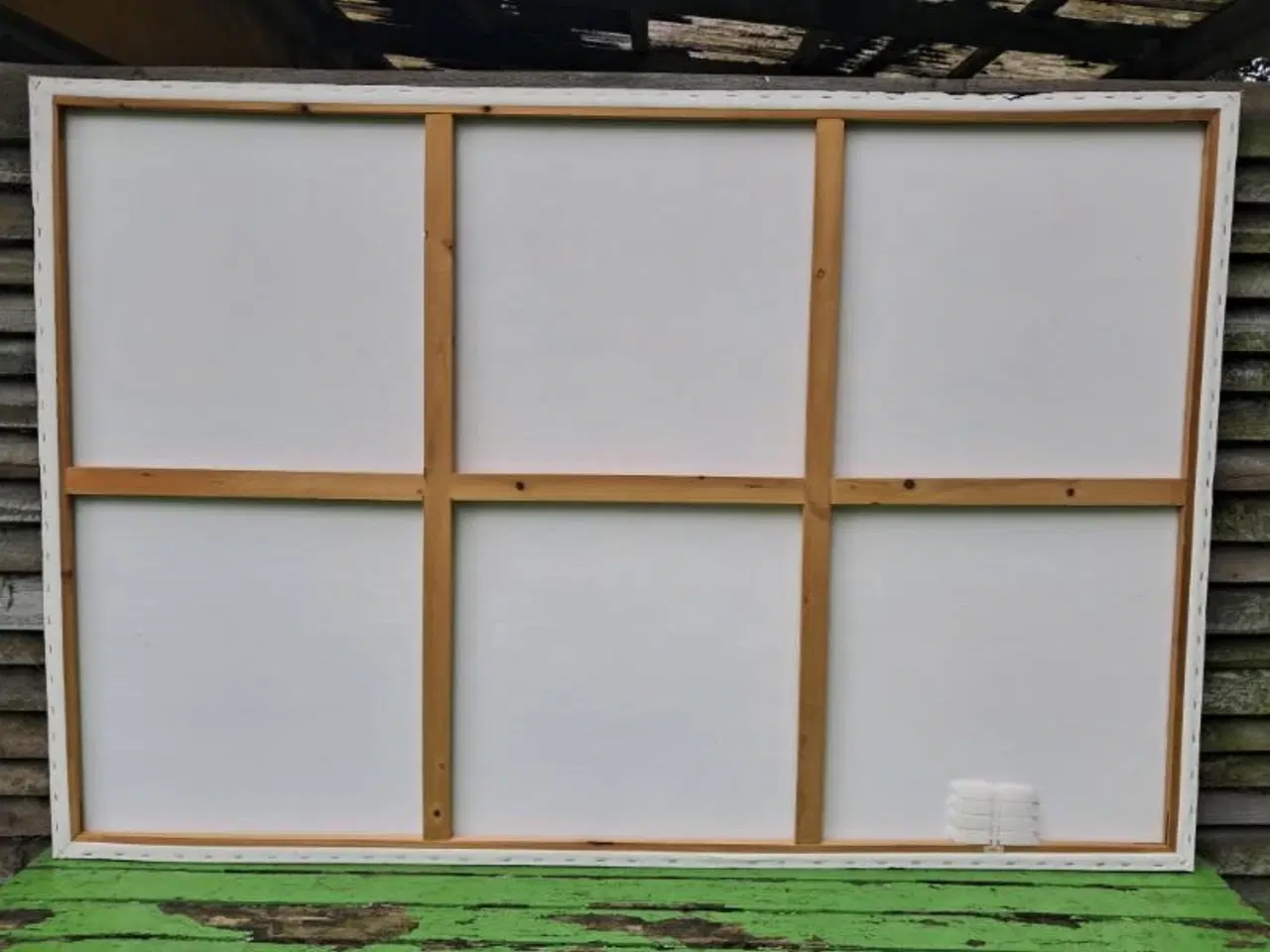 Billede 4 - Super flot og stort akrylmaleri med mennesker/ ski