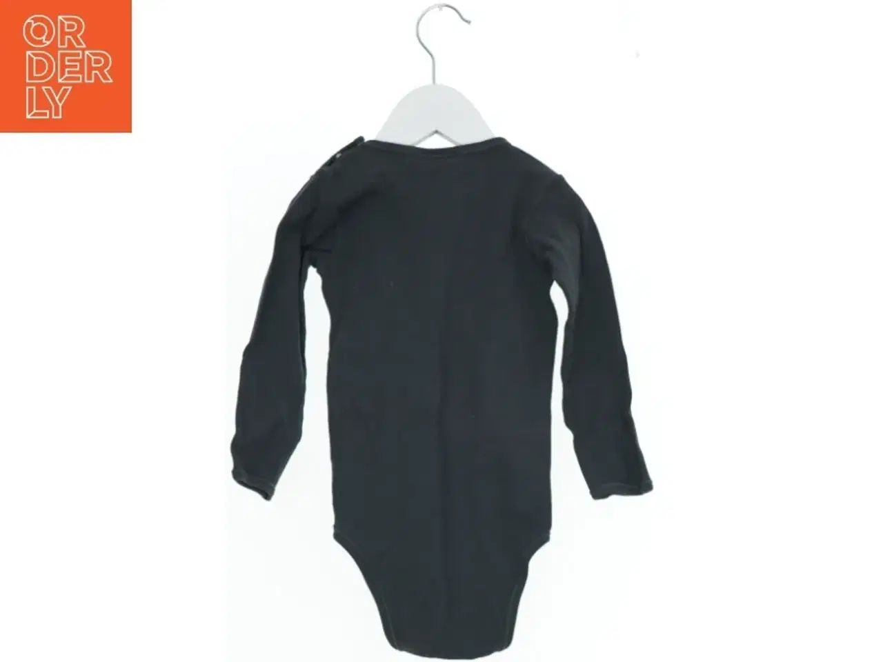 Billede 2 - Mørkegrå langærmet body fra Be Kids (str. 104)