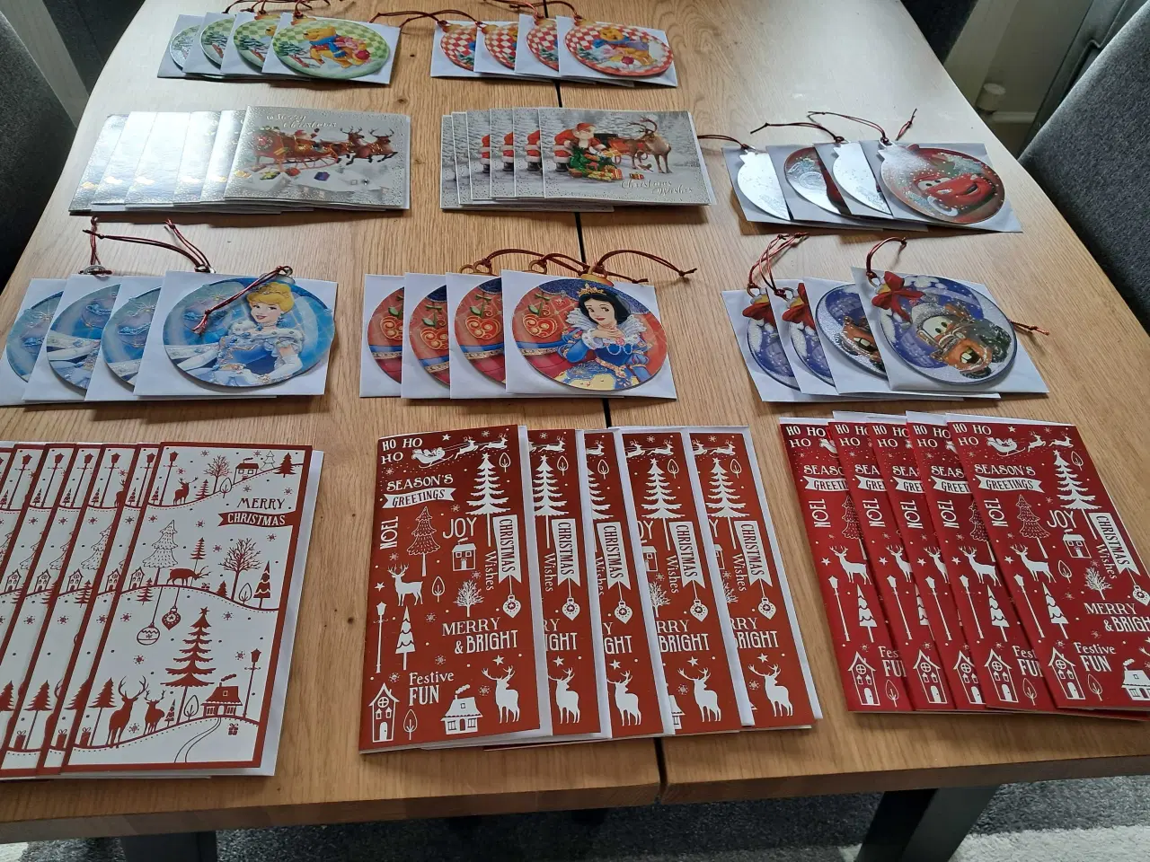 Billede 1 - Julehilsen/til og fra kort incl. Kuvert.