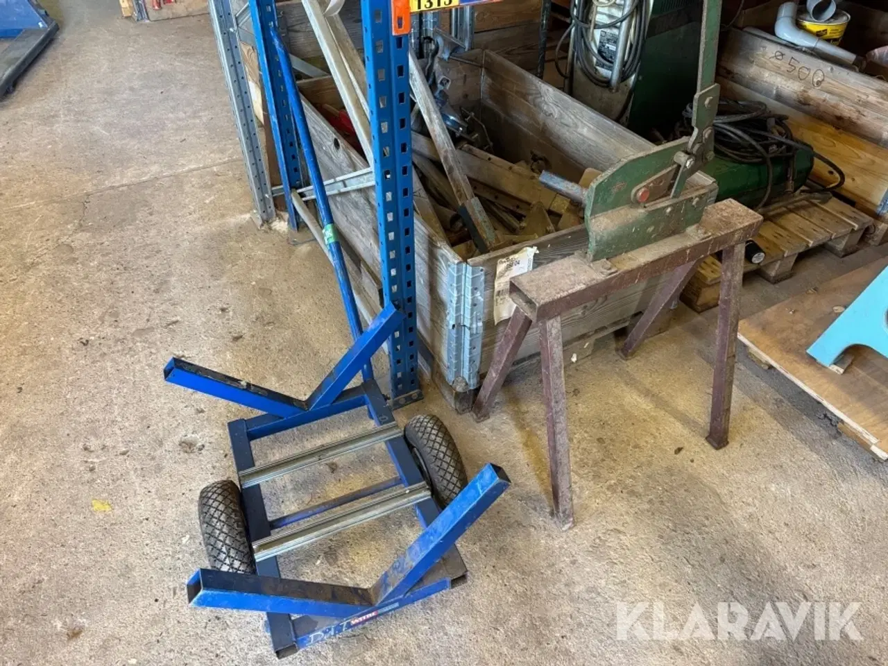 Billede 1 - Klipper, vogn og inventar til arbejdsbiler