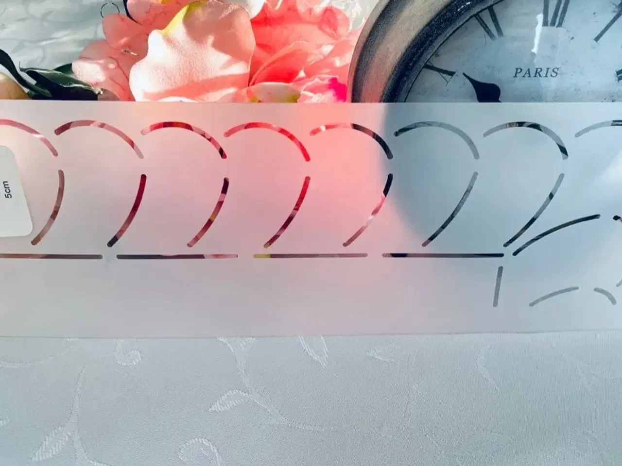 Billede 3 - Stencil quiltning fjer 