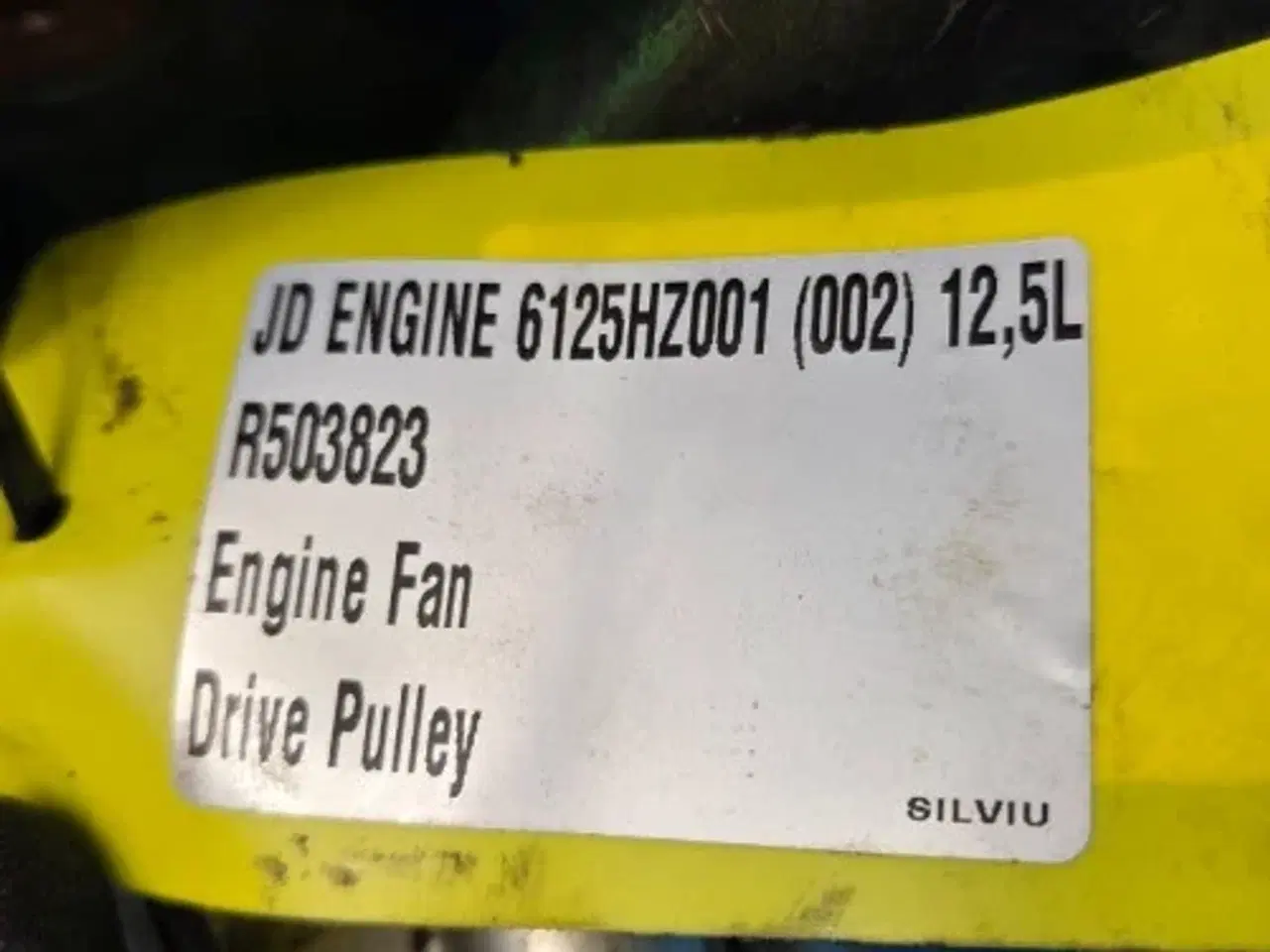 Billede 2 - John Deere 6125HZ001 Remskive R503823