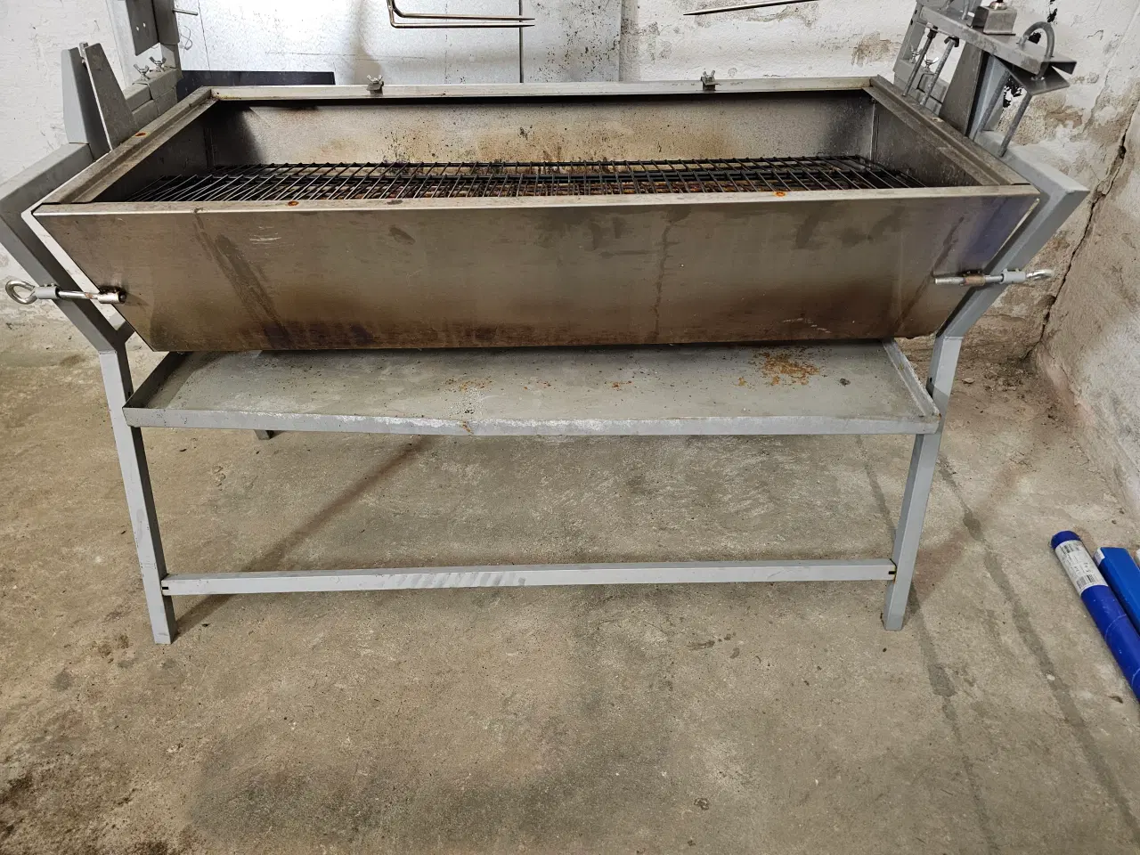 Billede 2 - grill med rotisserie rustfri stål