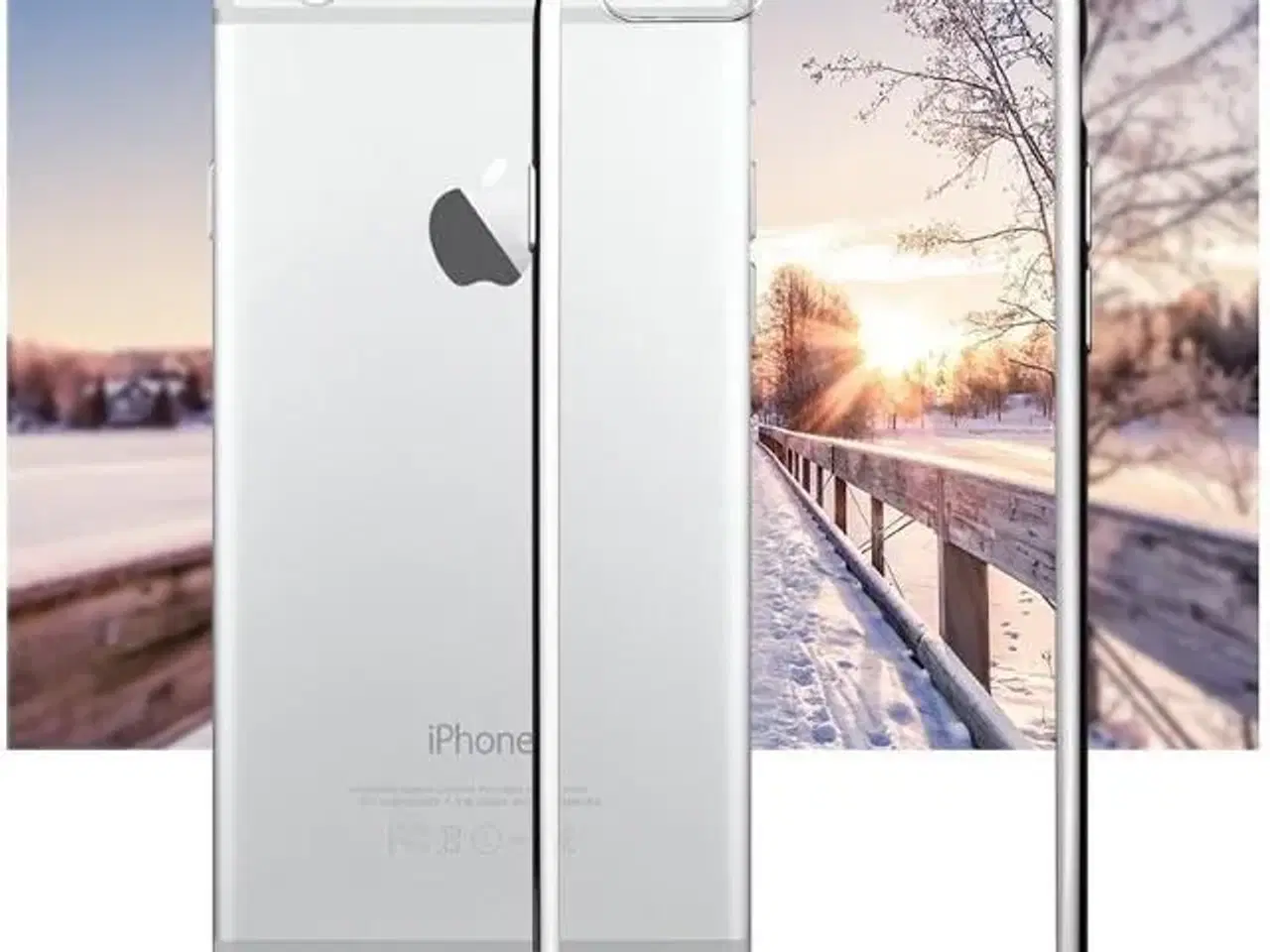 Billede 5 - Sølv luksus silikone cover til iPhone 