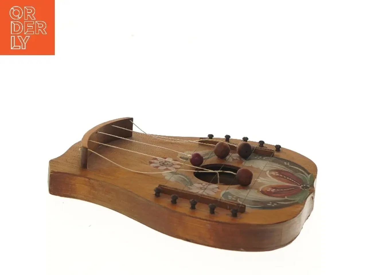 Billede 3 - Dekorativt dørharpe, et traditionelt skandinavisk musikinstrument og samlerobjekt, der typisk hænges på indersiden af en dør. Opri