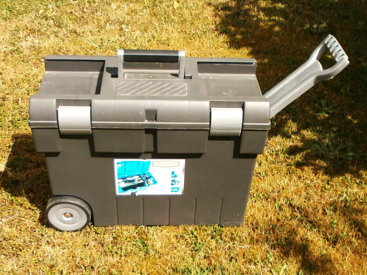 Billede 6 - CURVER Værktøjsvogn med Håndtag & Hjul, Grå