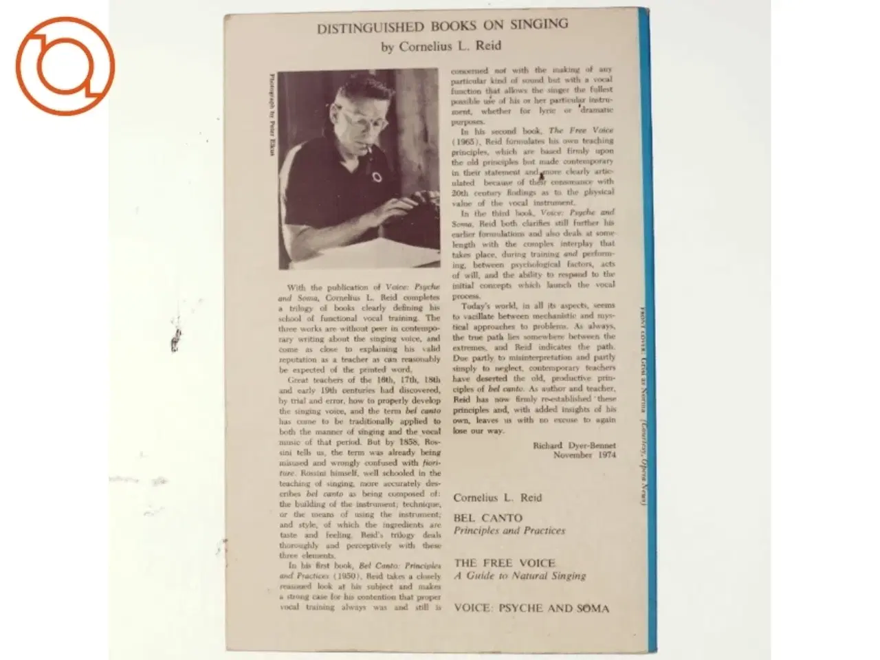 Billede 3 - Bel Canto af Cornelius Reid